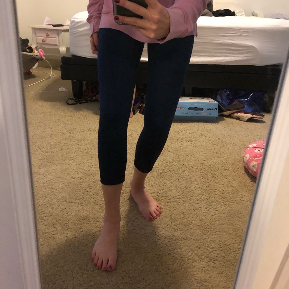 Lululemon Wunder Under cropped leggings